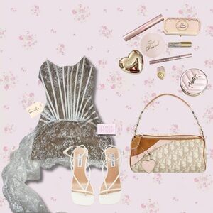 Cute lacy mesh dress ♡︎